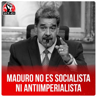 Maduro no es socialista ni antiimperialista