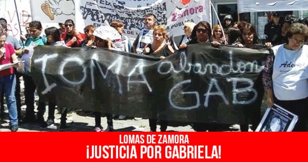 Lomas de Zamora ¡Justicia por Gabriela!
