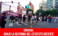 Córdoba. Abajo la reforma del estatuto docente