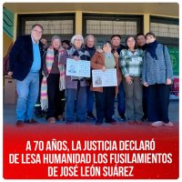 A 70 años, la Justicia declaró de lesa humanidad los fusilamientos de José León Suárez