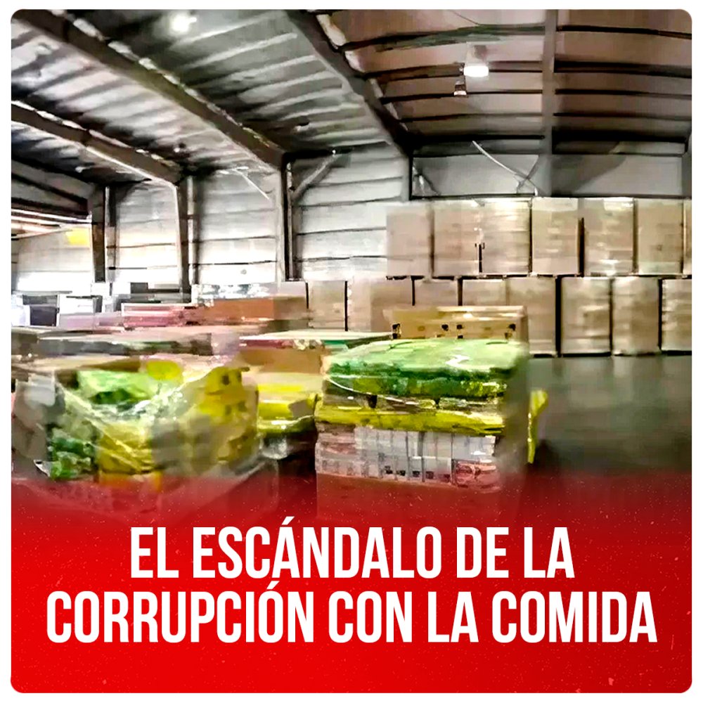 El escándalo de la corrupción con la comida