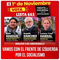 Bariloche elige convencionales / Vamos con el Frente de Izquierda por el Socialismo