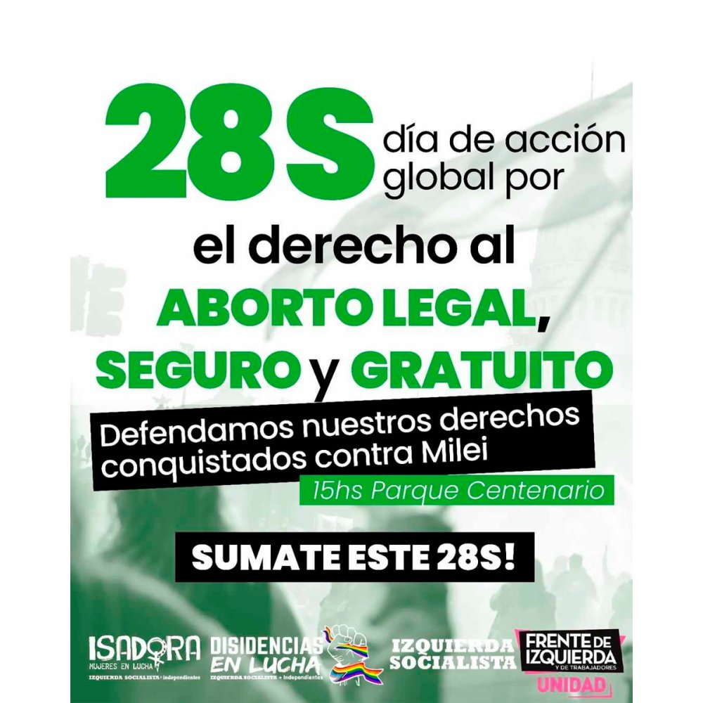 #28S Día de acción global por el derecho al aborto / Encuentro transfeminista en Parque Centenario