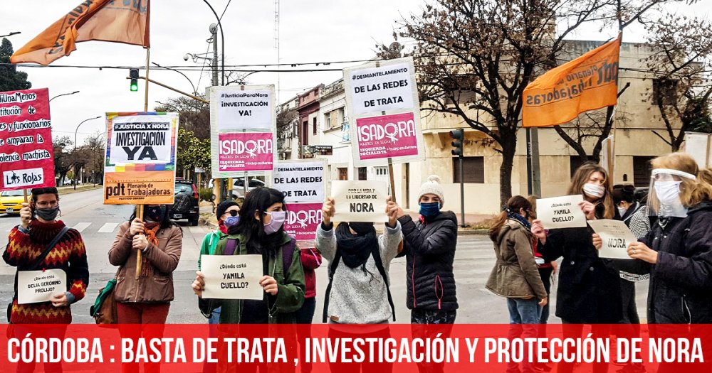 Córdoba: basta de trata, investigación y protección para Nora