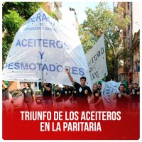 Triunfo de los aceiteros en la paritaria