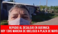 Repudio al desalojo en Guernica - Hoy 13hs marcha de Obelisco a Plaza de Mayo