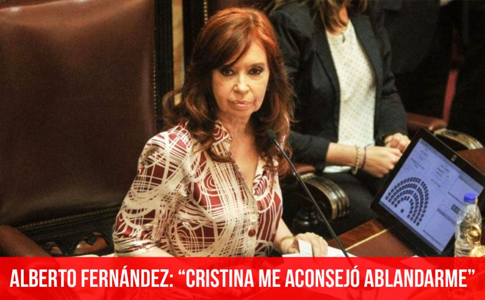 Alberto Fernández: “Cristina me aconsejó ablandarme”