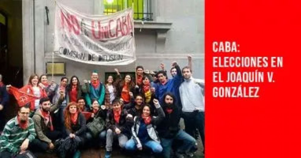 CABA: Elecciones en el Joaquín V. González