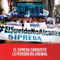 El Sipreba conquistó la personería gremial