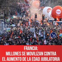 Francia: millones se movilizan contra el aumento de la edad jubilatoria