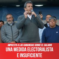 Impuesto a las ganancias sobre el salario / Una medida electoralista e insuficiente