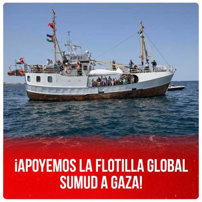 ¡Apoyemos la Flotilla Global Sumud a Gaza!