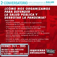 Segundo Conversatorio de los trabajadores de Salud