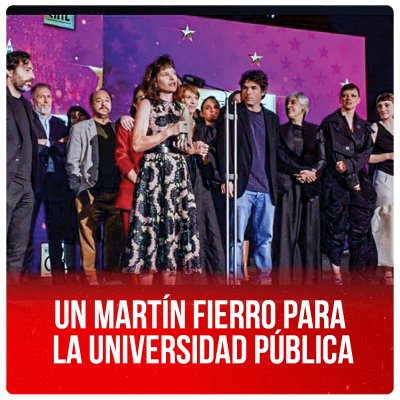 Un Martín Fierro para la Universidad Pública