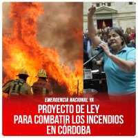 Emergencia nacional ya / Proyecto de ley para combatir los incendios en Córdoba