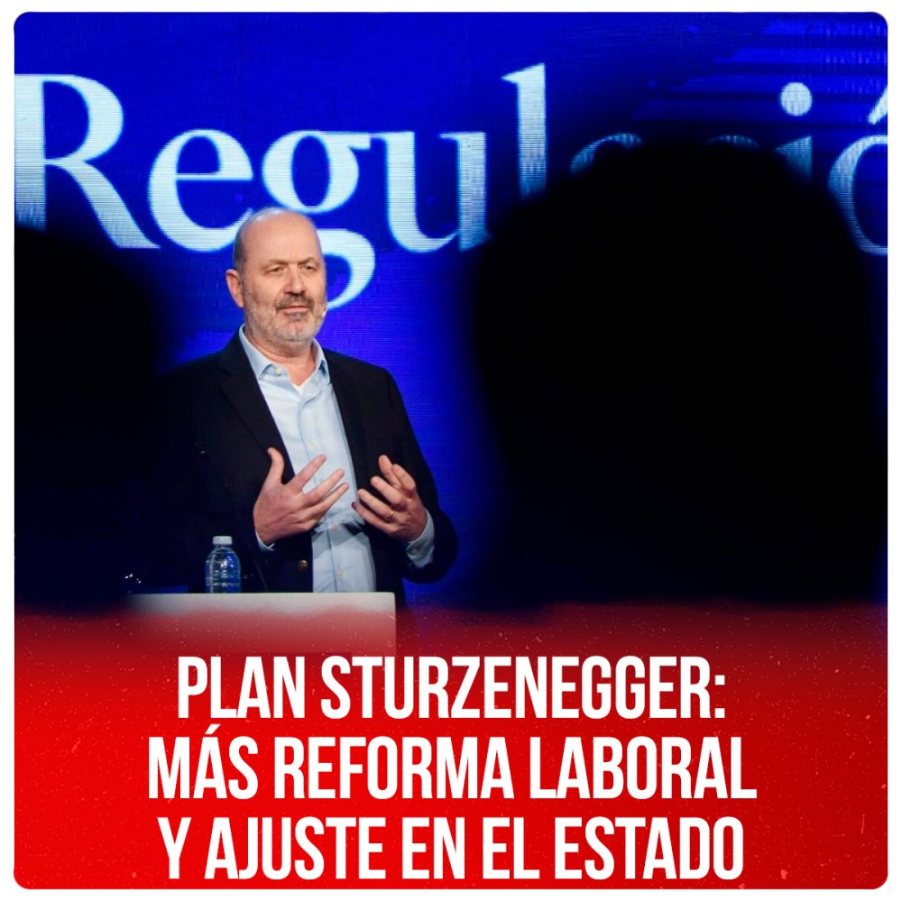 Plan Sturzenegger: más reforma laboral y ajuste en el Estado