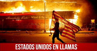 Estados Unidos en llamas