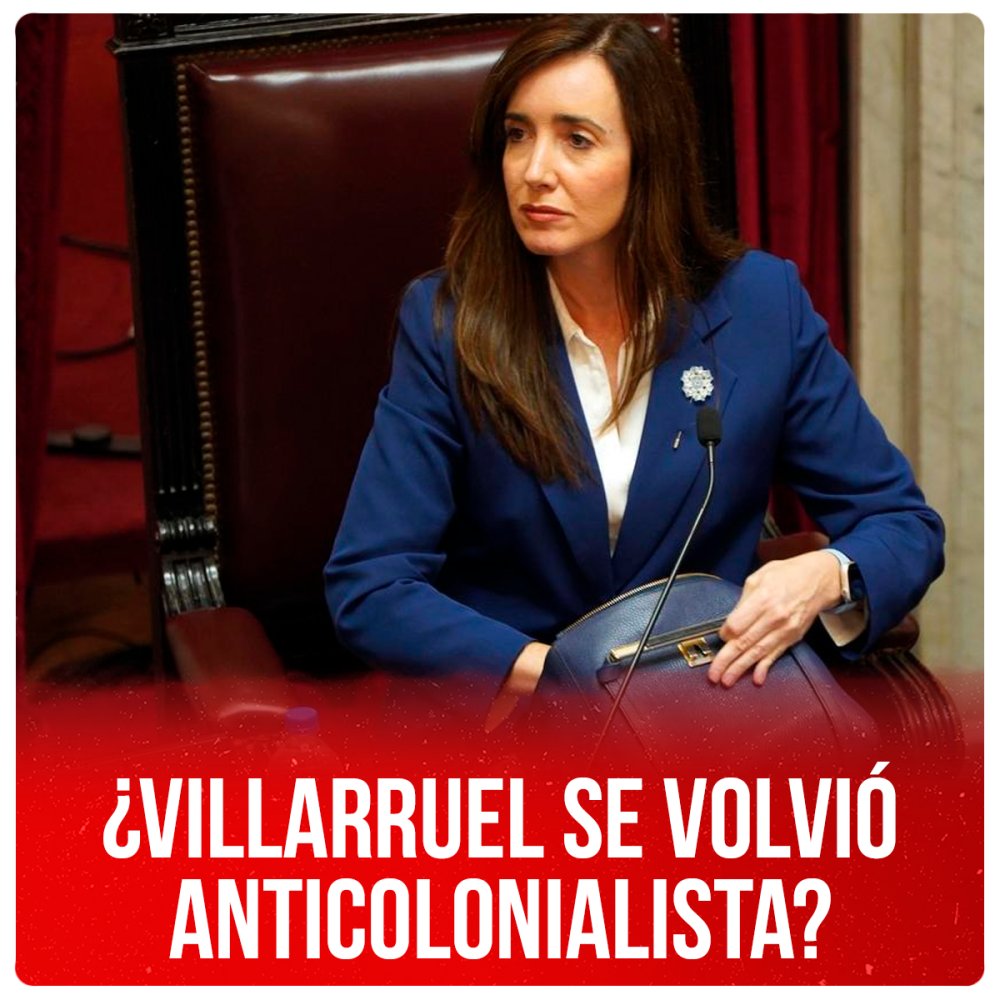 ¿Villarruel se volvió anticolonialista?