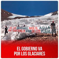 El gobierno va por los glaciares