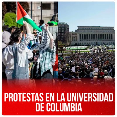Protestas en la Universidad de Columbia