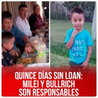 Quince días sin Loan: Milei y Bullrich son responsables