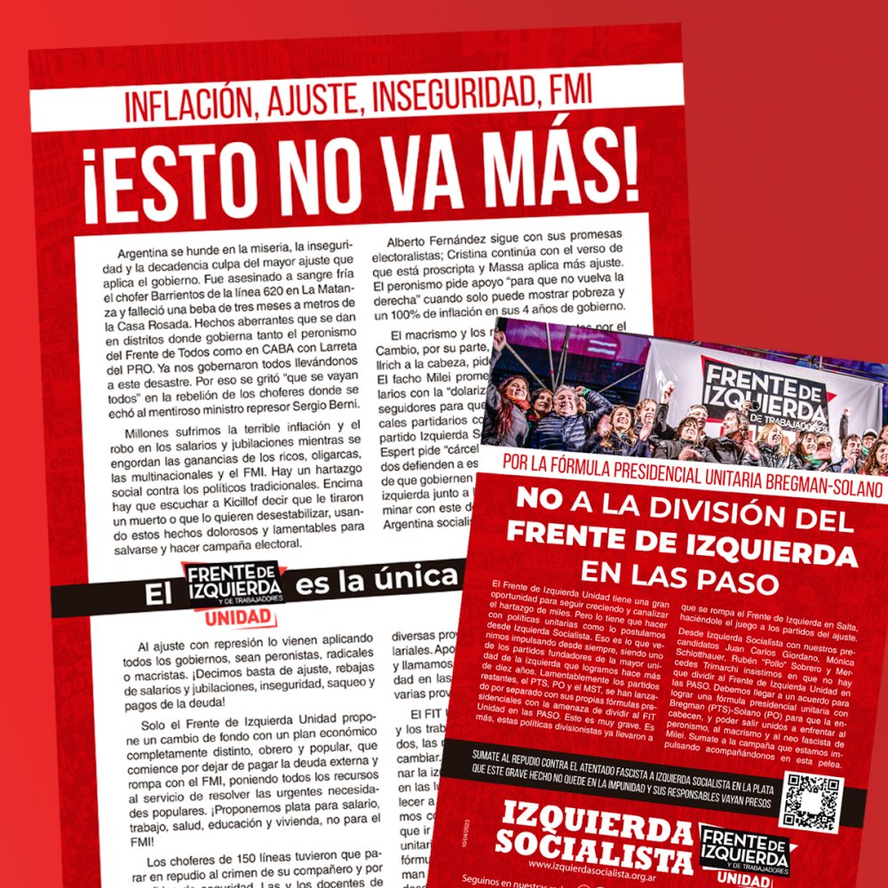 Inflación, ajuste, inseguridad, FMI / ¡Esto no va más!