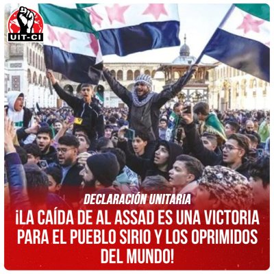 Declaración unitaria / ¡La caída de Al Assad es una victoria para el pueblo sirio y los oprimidos del mundo!