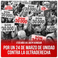A 50 años del golpe genocida / Por un 24 de Marzo de unidad contra la ultraderecha