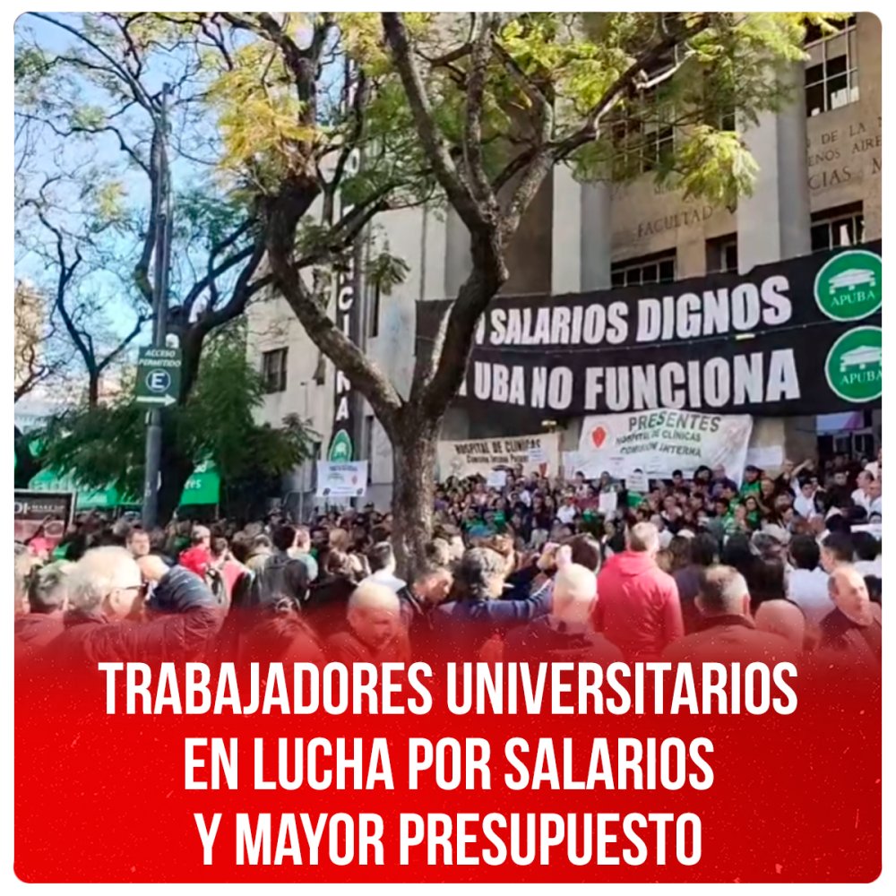 Trabajadores universitarios en lucha por salarios y mayor presupuesto