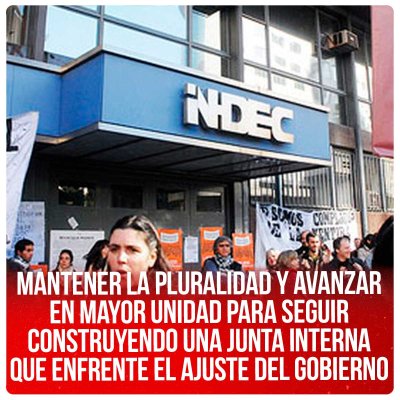 Mantener la pluralidad y avanzar en mayor unidad para seguir construyendo una junta interna que enfrente el ajuste del gobierno