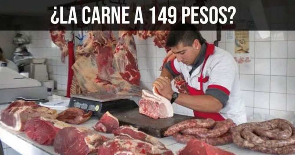 ¿La carne a 149 pesos?