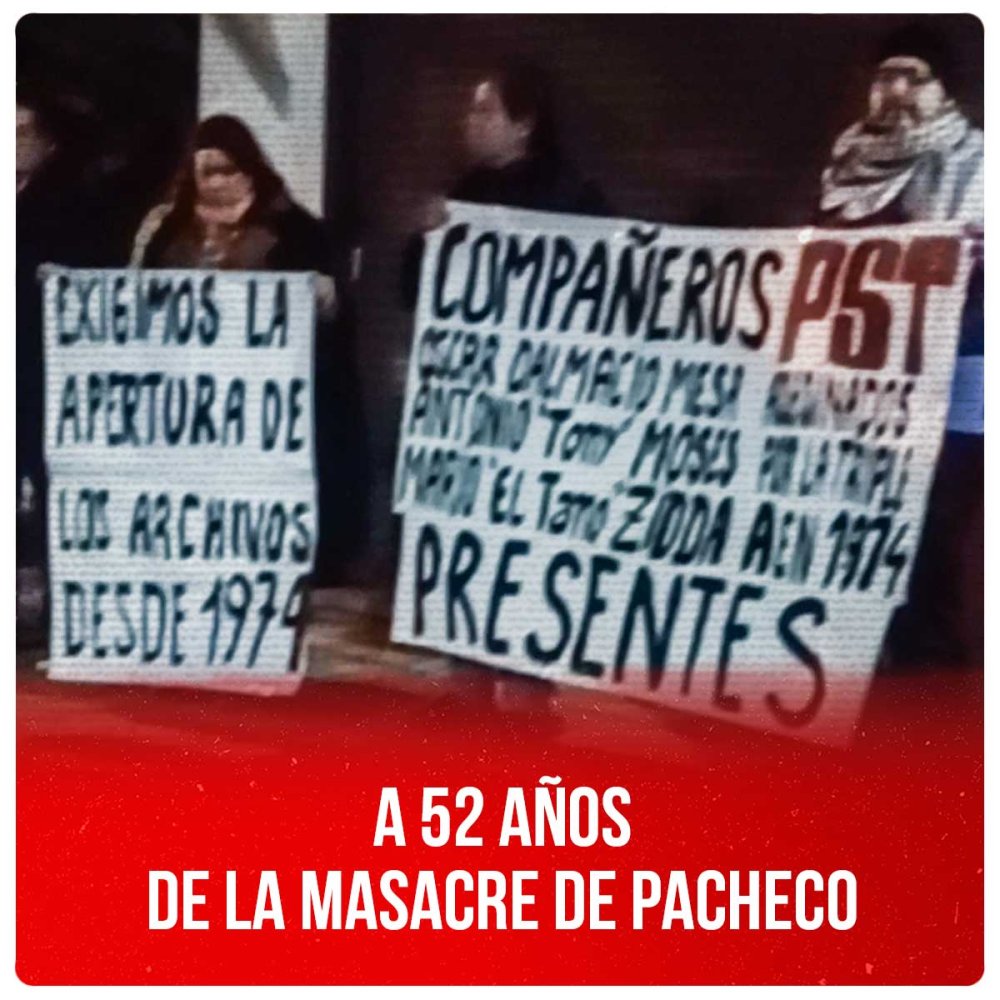 A 52 años de la Masacre de Pacheco