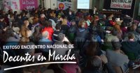 Exitoso encuentro nacional de Docentes en Marcha