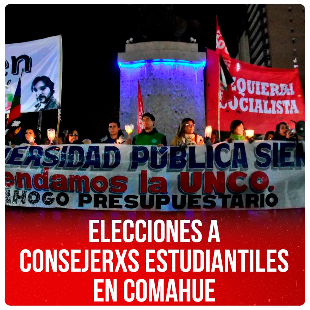 Elecciones a consejerxs estudiantiles en Comahue