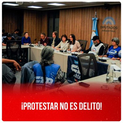 ¡Protestar no es delito!