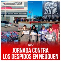 26/7 / Jornada contra los despidos en Neuquen