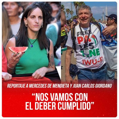 Reportaje a Mercedes de Mendieta y Juan Carlos Giordano “Nos vamos con el deber cumplido”