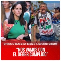 Reportaje a Mercedes de Mendieta y Juan Carlos Giordano “Nos vamos con el deber cumplido”