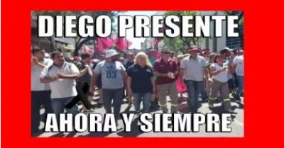 Delegado ferroviario y socialista: Se nos fue Diego