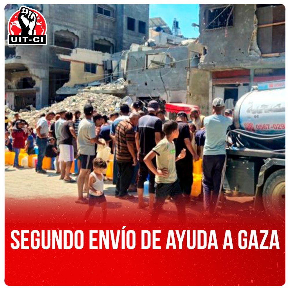 Segundo envío de ayuda a Gaza