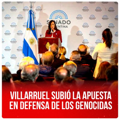 Villarruel subió la apuesta en defensa de los genocidas