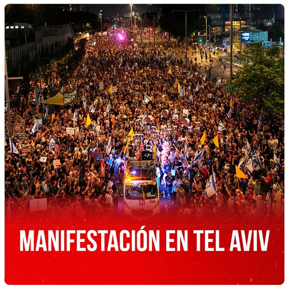 Manifestación en Tel Aviv