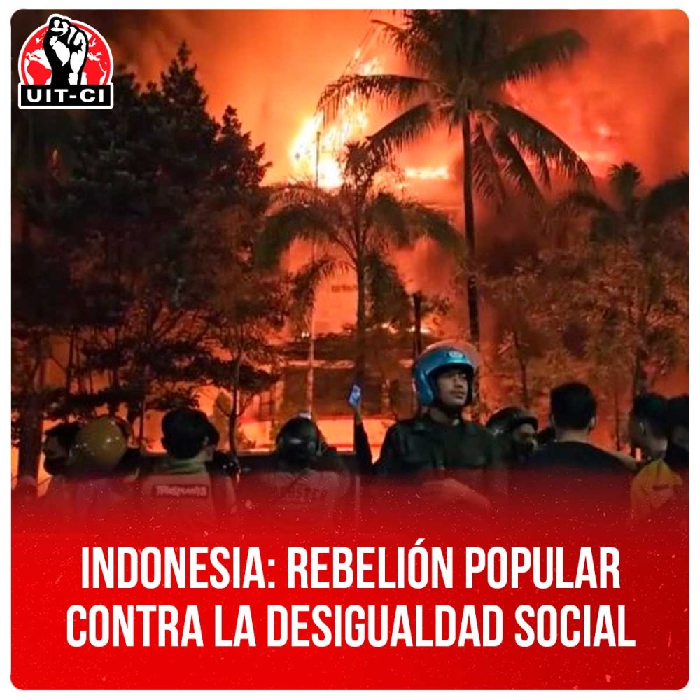 Indonesia: Rebelión popular contra la desigualdad social