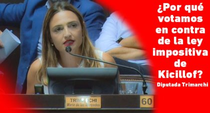 ¿Por qué votamos en contra de la ley impositiva de Kicillof?