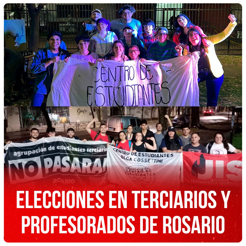 Elecciones en Terciarios y Profesorados de Rosario