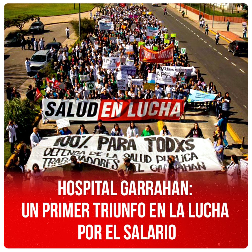 Hospital Garrahan: un primer triunfo en la lucha por el salario