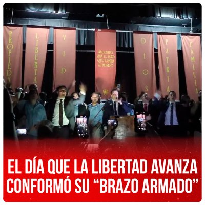 El día que La Libertad Avanza conformó su “brazo armado”