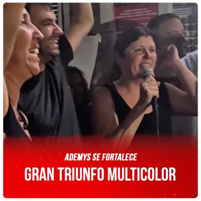 Ademys se fortalece / Gran triunfo multicolor