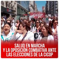 Salud en Marcha y la oposición combativa ante las elecciones de la Cicop