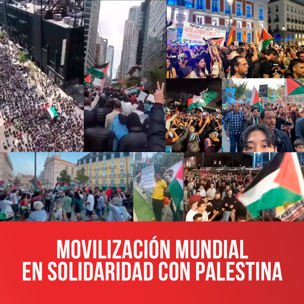 Movilización mundial en solidaridad con Palestina